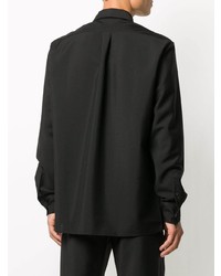 schwarzes Langarmhemd von Acne Studios