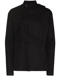 schwarzes Langarmhemd von Heliot Emil