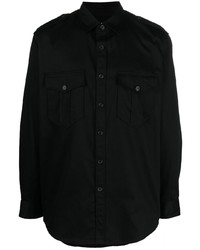 schwarzes Langarmhemd von Isabel Marant