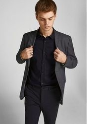 schwarzes Langarmhemd von Jack & Jones