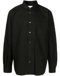 schwarzes Langarmhemd von John Elliott