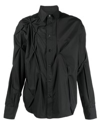 schwarzes Langarmhemd von Kusikohc