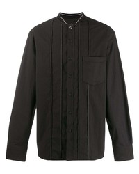 schwarzes Langarmhemd von Lanvin