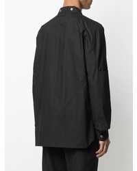 schwarzes Langarmhemd von Rick Owens