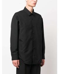 schwarzes Langarmhemd von Lardini