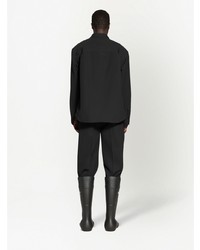 schwarzes Langarmhemd von Balenciaga