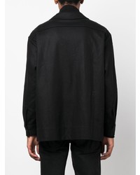 schwarzes Langarmhemd von Maison Flaneur
