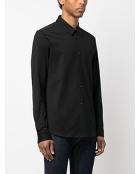 schwarzes Langarmhemd von Roberto Collina