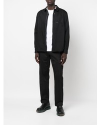 schwarzes Langarmhemd von Stone Island Shadow Project