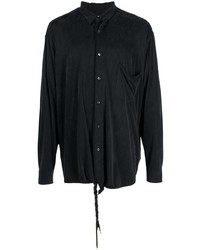 schwarzes Langarmhemd von Magliano