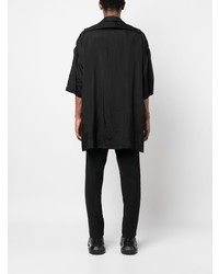 schwarzes Langarmhemd von Rick Owens