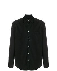 schwarzes Langarmhemd von Maison Margiela