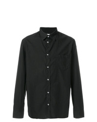 schwarzes Langarmhemd von Maison Margiela