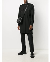 schwarzes Langarmhemd von Jil Sander