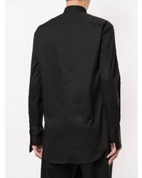 schwarzes Langarmhemd von Strateas Carlucci