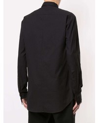 schwarzes Langarmhemd von Strateas Carlucci