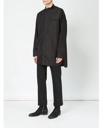 schwarzes Langarmhemd von Haider Ackermann