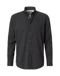 schwarzes Langarmhemd von Marc O'Polo