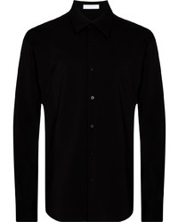 schwarzes Langarmhemd von Maximilian Davis