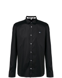 schwarzes Langarmhemd von McQ Alexander McQueen