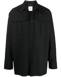 schwarzes Langarmhemd von Oamc