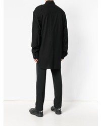 schwarzes Langarmhemd von Ann Demeulemeester