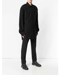 schwarzes Langarmhemd von Ann Demeulemeester