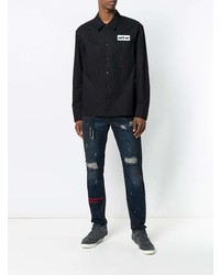 schwarzes Langarmhemd von Off-White