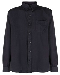 schwarzes Langarmhemd von Ralph Lauren RRL