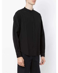 schwarzes Langarmhemd von Egrey