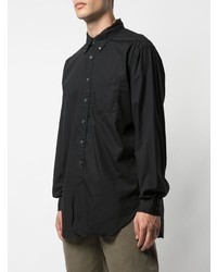 schwarzes Langarmhemd von Engineered Garments