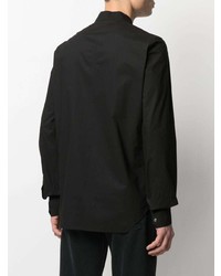 schwarzes Langarmhemd von Rick Owens