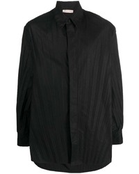 schwarzes Langarmhemd von Valentino Garavani