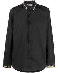 schwarzes Langarmhemd von VERSACE JEANS COUTURE