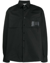 schwarzes Langarmhemd von VTMNTS