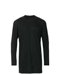 schwarzes Langarmshirt von 11 By Boris Bidjan Saberi