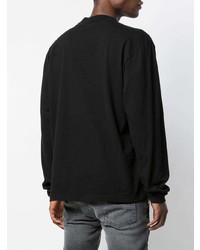 schwarzes Langarmshirt von John Elliott