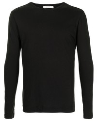 schwarzes Langarmshirt von Adam Lippes