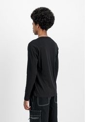 schwarzes Langarmshirt von Alpha Industries