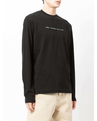 schwarzes Langarmshirt von Off-White