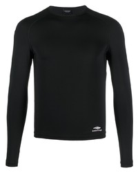 schwarzes Langarmshirt von Balenciaga