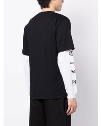 schwarzes Langarmshirt von A Bathing Ape