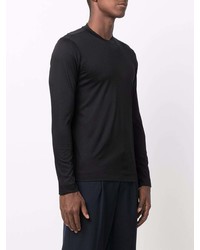 schwarzes Langarmshirt von Z Zegna