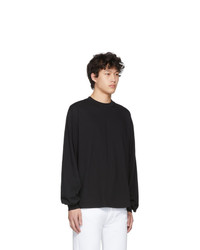 schwarzes Langarmshirt von Random Identities