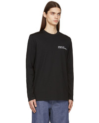 schwarzes Langarmshirt von Moncler