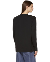 schwarzes Langarmshirt von Moncler