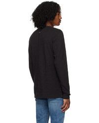 schwarzes Langarmshirt von rag & bone