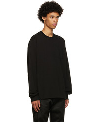 schwarzes Langarmshirt von Sacai