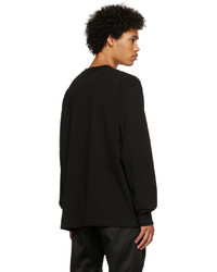 schwarzes Langarmshirt von Sacai