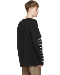 schwarzes Langarmshirt von Givenchy